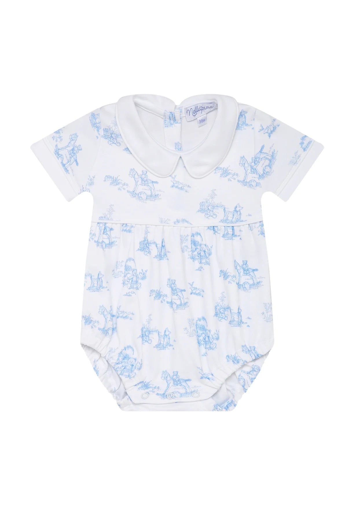 Blue Toile Bubble