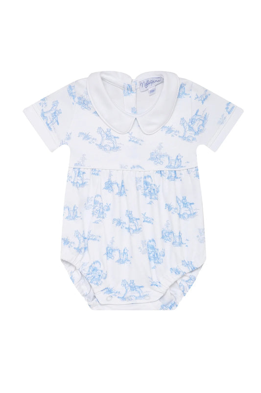 Blue Toile Bubble